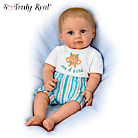 Ping Lau Lifelike Poseable Baby Doll with Magnetic Pacifier