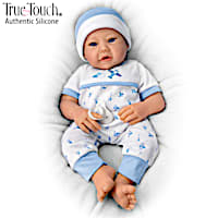 "New To The Crew" TrueTouch Authentic Silicone Baby Boy Doll