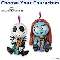 The Nightmare Before Christmas Tots 2-Ornament Sets