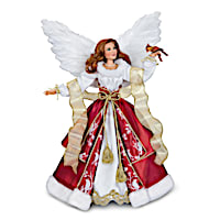 Winter's Joyful Blessings Angel Portrait Doll