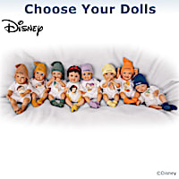 Disney Snow White And The Seven Dwarfs Miniature Baby Dolls