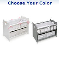 Doll Crib Baby Doll Accessory Set