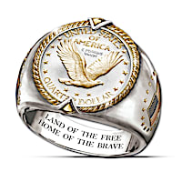 U.S. Eagle Quarter Ring