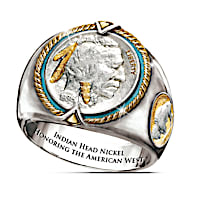 Indian Head Nickel Ring