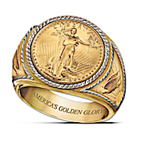 Saint-Gaudens Golden Proof Ring