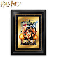 HARRY POTTER 24K Gold Framed Movie Poster