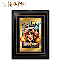 HARRY POTTER 24K Gold Movie Poster Wall Decor