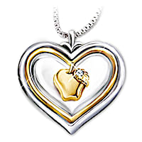 "Hearts Of Learning" Pendant Necklace For Teachers