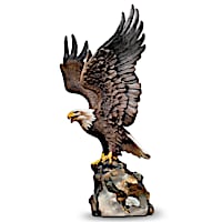 Ted Blaylock "Canyon Guardian" Eagle Art Sculpture