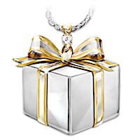 Daughter Gift Of Love Diamond Pendant Necklace