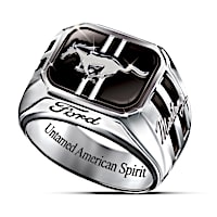 Officially Licensed Ford Mustang Men's Ring