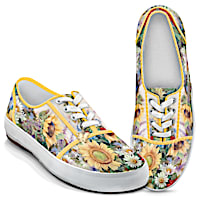 Lena Liu Sunflower Splendor Canvas Shoes