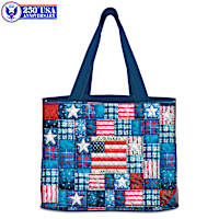 Quilted Beach Bag Texas Pride main image 1