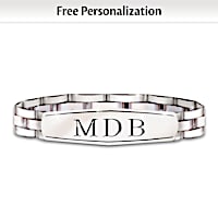 My Son, My Pride, My Joy Personalized Men's Bracelet