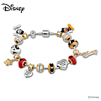 Walt Disney Mickey Mouse Charm Bracelet