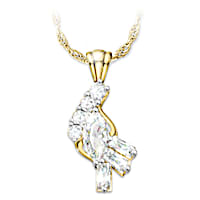 Fire And Ice Diamond Pendant Necklace