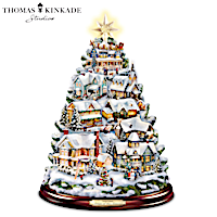 Thomas Kinkade Songs Of The Season Tabletop Tree