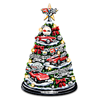 Corvette: Oh What Fun It Is To Drive Tabletop Christmas Tree