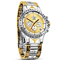 Texas Lone Star Diamond Men's Chronograph Watch