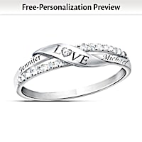 Love Personalized Diamond Ring