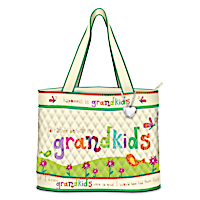 "Grandkids Rule" Artistic Tote Bag