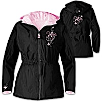 Women's Anorak Supports Breast Cancer Causes