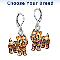 Playful Pups - Choose Your Dog Breed - Earrings With Movable Legs And Tail