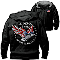 Home Of The Brave Men's Hoodie