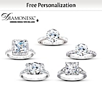 Personalized Diamonesk Bridal Ring: Choose From 5 Designs