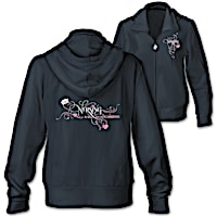 The Art Of Caring Embroidered Women's Hoodie Honoring Nurses