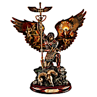 "St. Raphael: Merciful Healer" Cold-Cast Bronze Sculpture