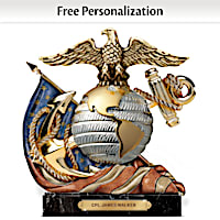 Honor, Courage, Commitment Personalized Sculpture