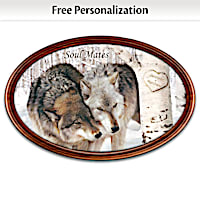 "Soul Mates" Personalized Masterpiece Framed Plate