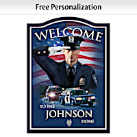 A Hero's Welcome Personalized Welcome Sign