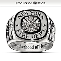 Brotherhood Of Honor Personalized Ring