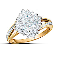 "Diamond Delight" Ring With Over 1/2-Carat Genuine Diamonds