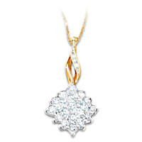"Diamond Delight" Necklace With 1/2-Carat Diamond Cluster