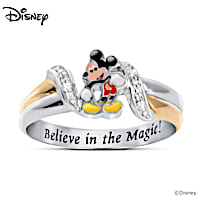 Disney "The Magic Of Mickey Mouse" Embrace Ring