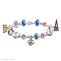 Go Cubs! #1 Fan Charm Bracelet