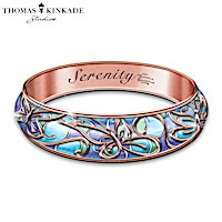 Thomas Kinkade Serenity Copper Bracelet