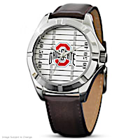 "Go Buckeyes" Ohio State University Men's Watch