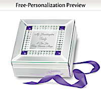 Granddaughter, I Love You Personalized Music Box 
