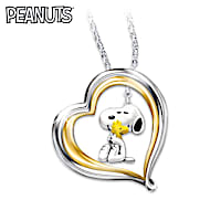 PEANUTS "Happiness Is A Warm Hug" Pendant Necklace