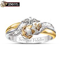 USMC Diamond Ring