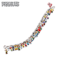 The Ultimate PEANUTS Charm Bracelet With 30 Enameled Charms