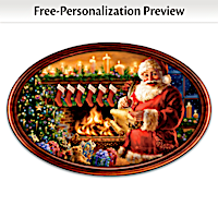 Cherished Christmas Memories Personalized Collector Plate