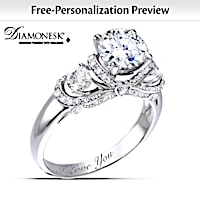 3-Carat Once Upon A Romance Personalized Ring