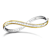 "Forever Love" 12-Diamond Infinity Bracelet