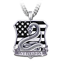 Don't Tread On Me Pendant Necklace
