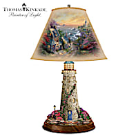 Thomas Kinkade The Village Lighthouse Lamp